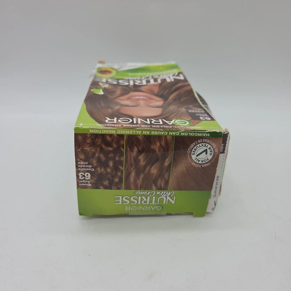 Lot Of 5 Garnier Hair Color Nutrisse Coloring Creme Hair Color #63 Light Brown